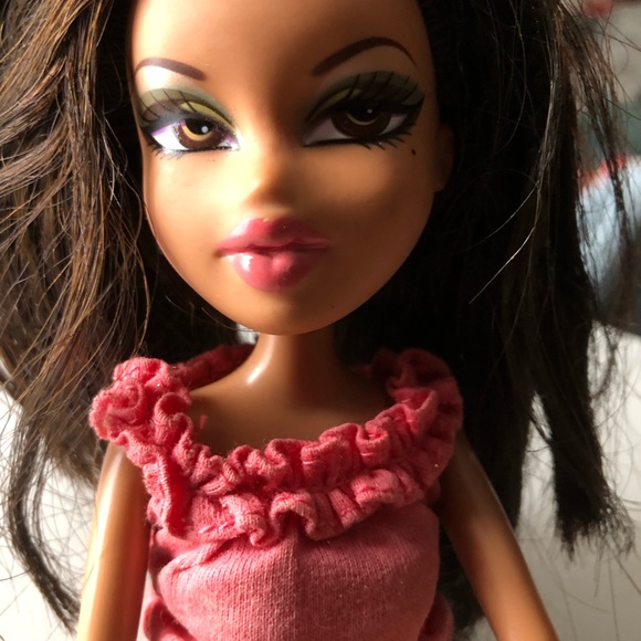 Bratz Doll Yasmin 2001 pink boots brown hair Bratz in the Wild - Picture 3 of 9